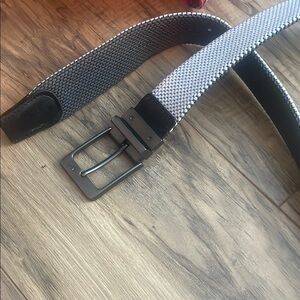 Men's Black and Gray Belt Nike